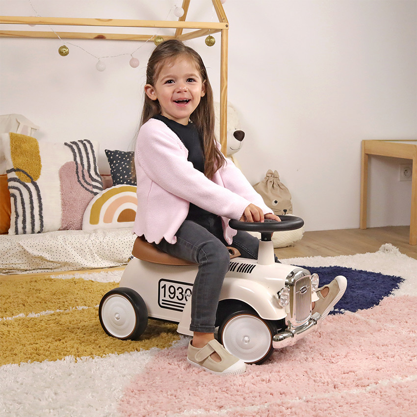 Porteur vintage Solex en métal rose 