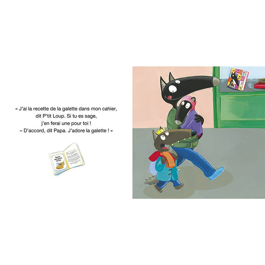 Livre "P'tit loup est le Roi de la Galette 12m+ 