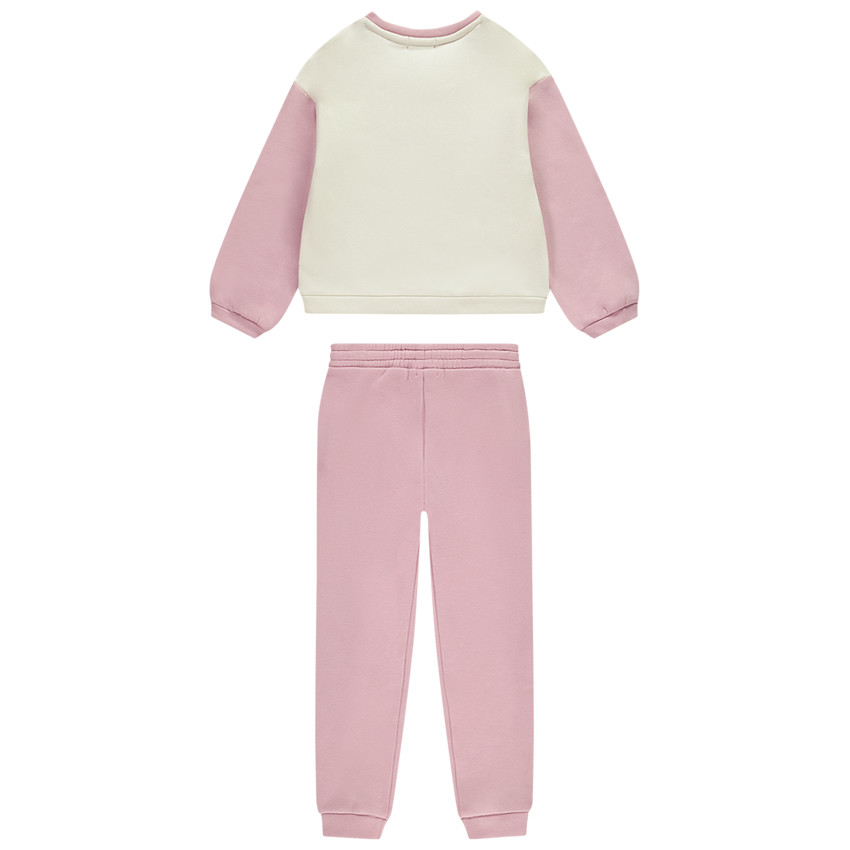 Ensemble jogging molleton à print pailleté pour fille 