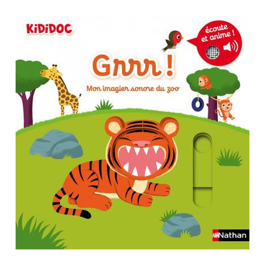 Livre GRRR Mon imagier sonore du Zoo 