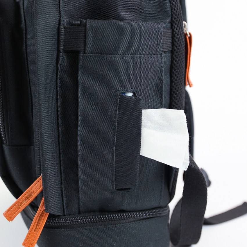 Sac à langer Backpack noir 