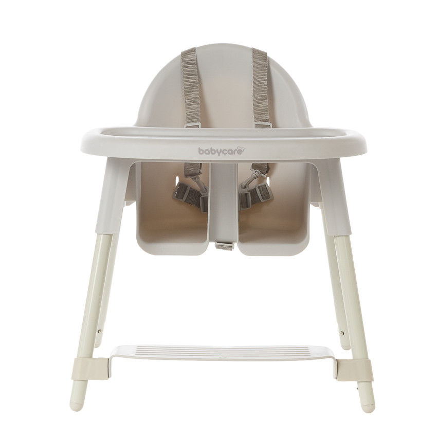 Chaise haute fixe 2 en 1 Capucine 2.0 beige - Ecru (Babycare) - Image 3
