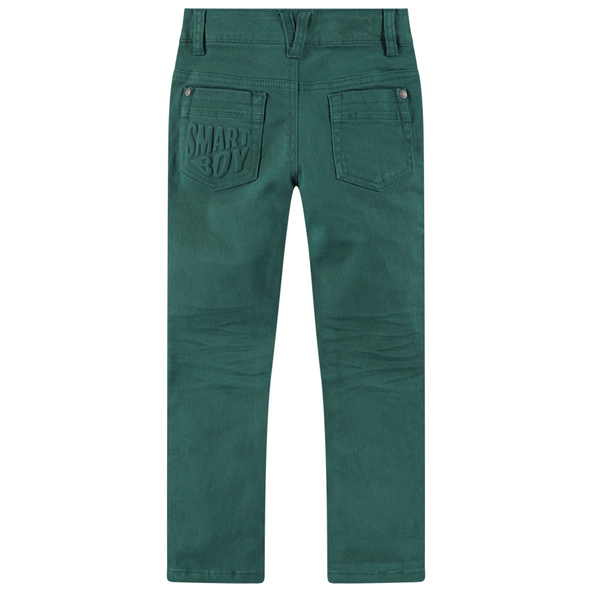 Junior - Pantalon en twill surteint avec poche fantaisie au dos 