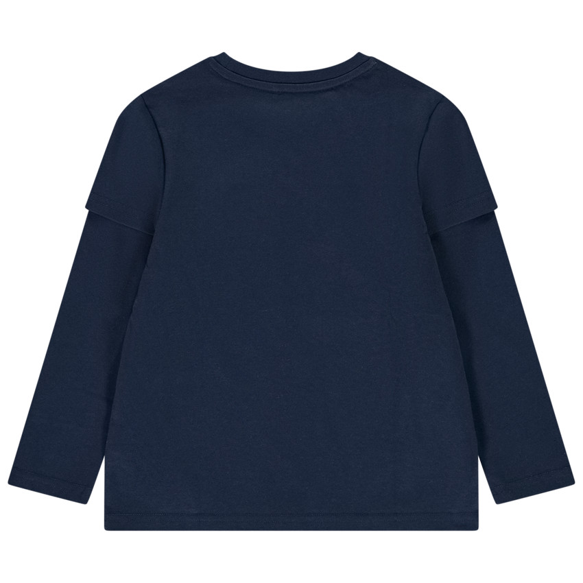 T-shirt manches longues effet 2 en 1 pour garçon 