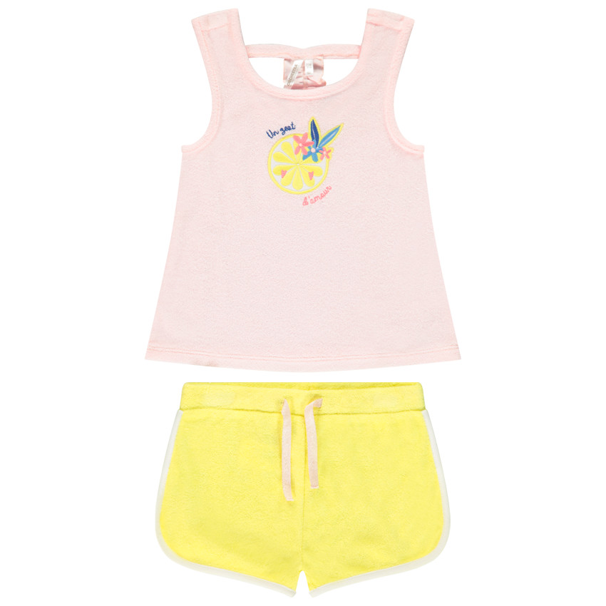 Ensemble de plage éponge pour bébé fille