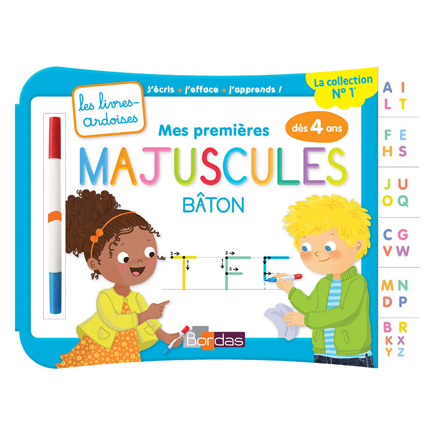 Livre Mes Premières Majuscules Bâton Main Livre Mes Premières Majuscules Bâton