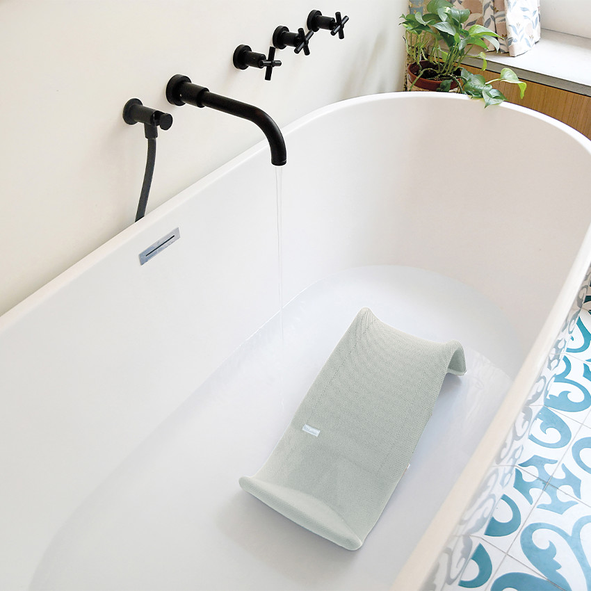 Transat de bain ergonomique Transatdo gris velours 