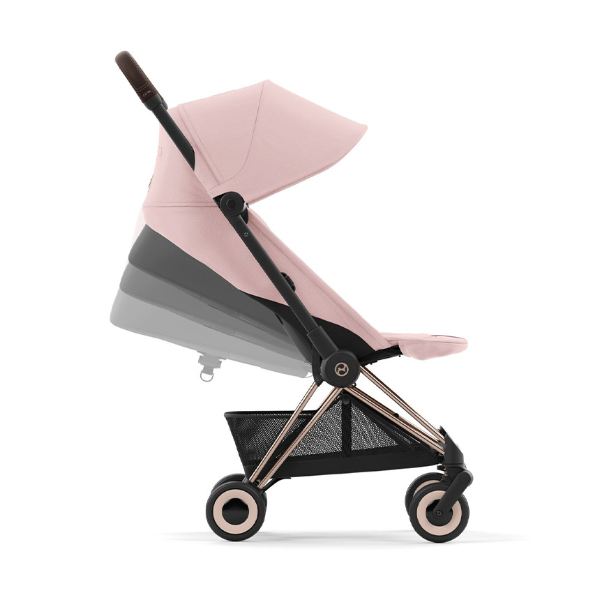 Poussette ultra-compacte Coya rosegold/peach pink 
