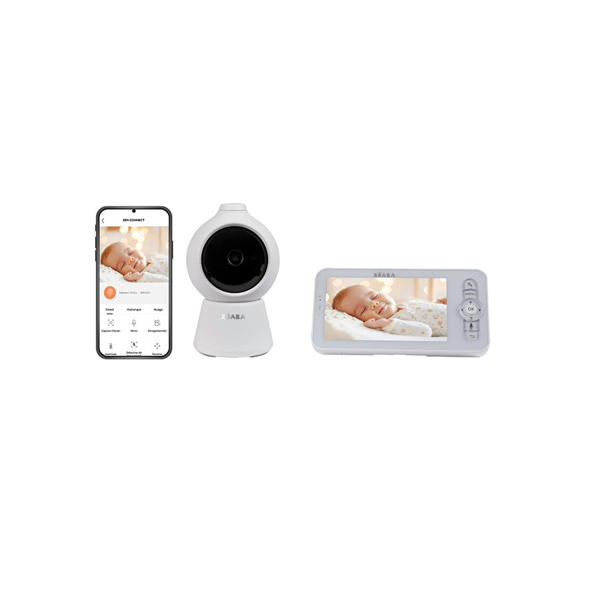Babyphone vidéo Zen Smart AI - Blanc