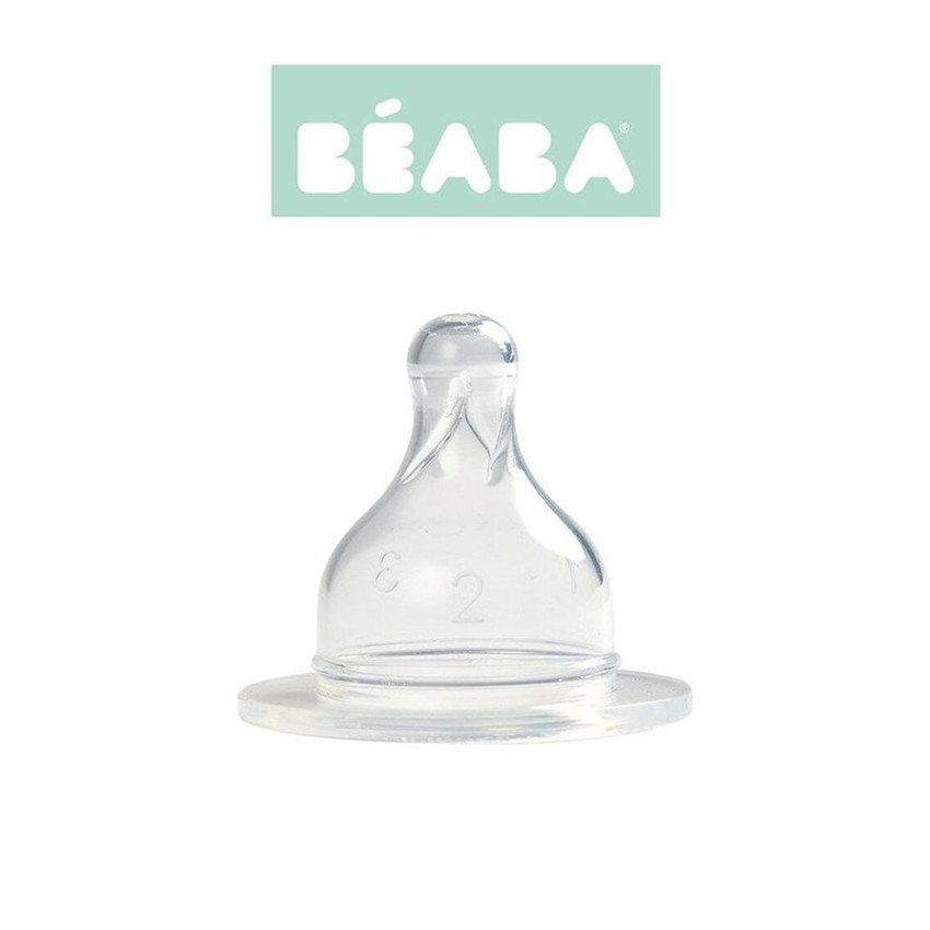 Lot de 2 tétines en silicone - Liquide épais Y-cut 