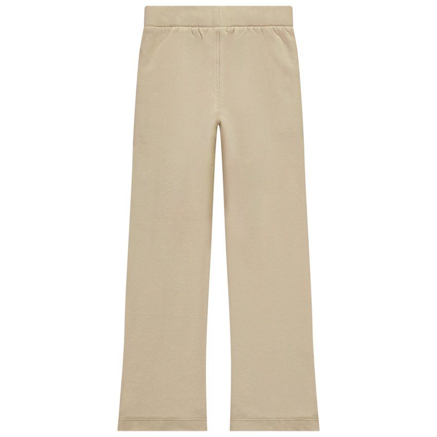 Jegging forme trompette en molleton uni pour fille 