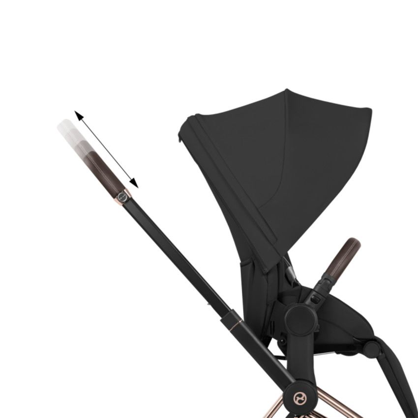 Poussette Duo Priam 2026 Rose Gold-Sepia Black 