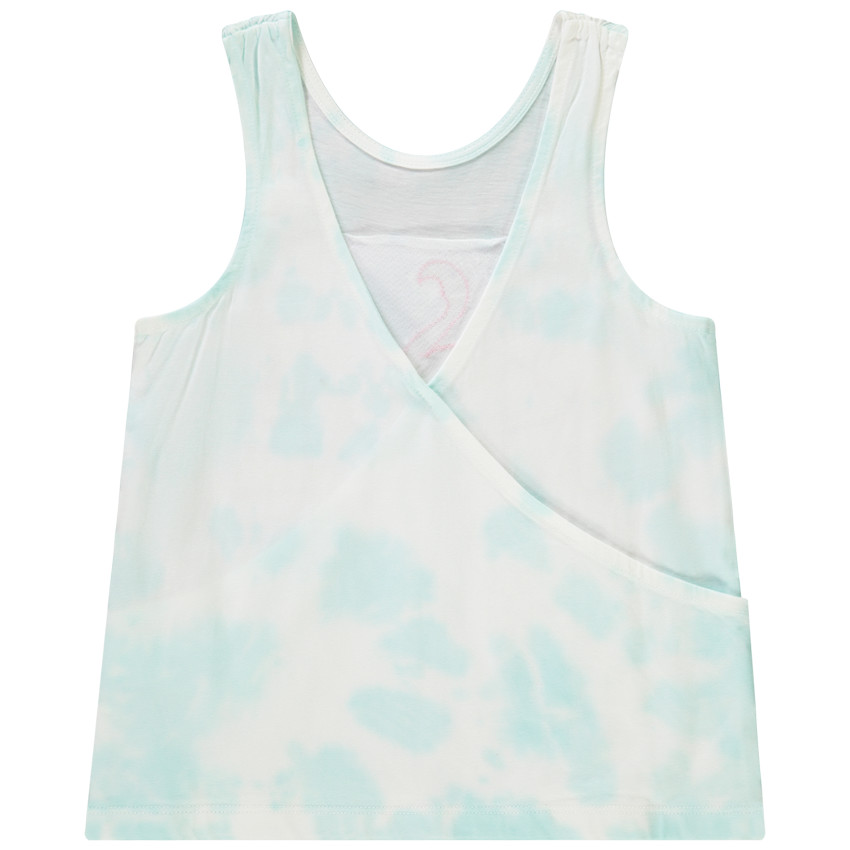 Débardeur effet tie & dye à dos croisé pour fille 