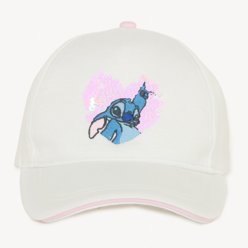 Casquette Stitch Disney avec sequins magiques fille 