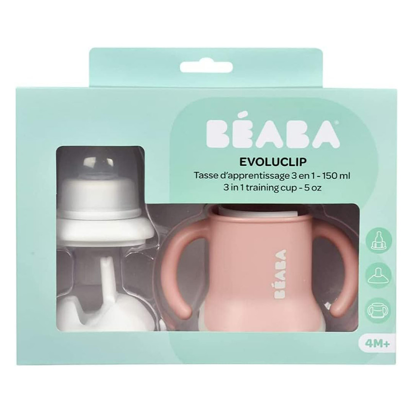 Tasse Evoluclip 3-en-1 Vieux Rose - Rose (Béaba) - Image 4