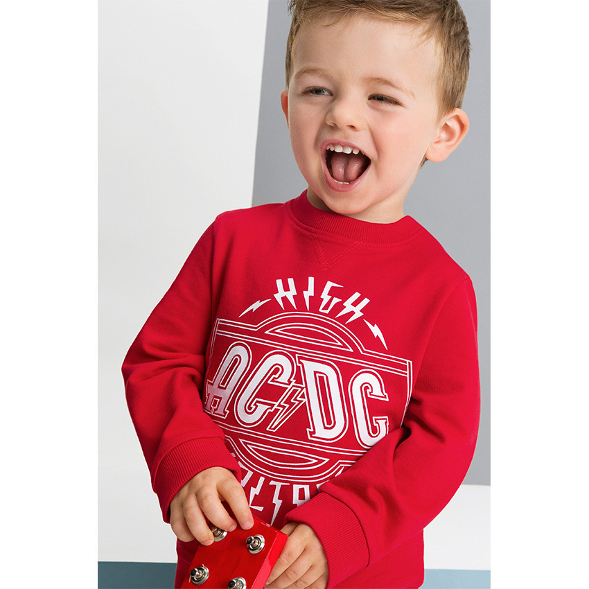Sweat en molleton avec inscription printée ACDC® 