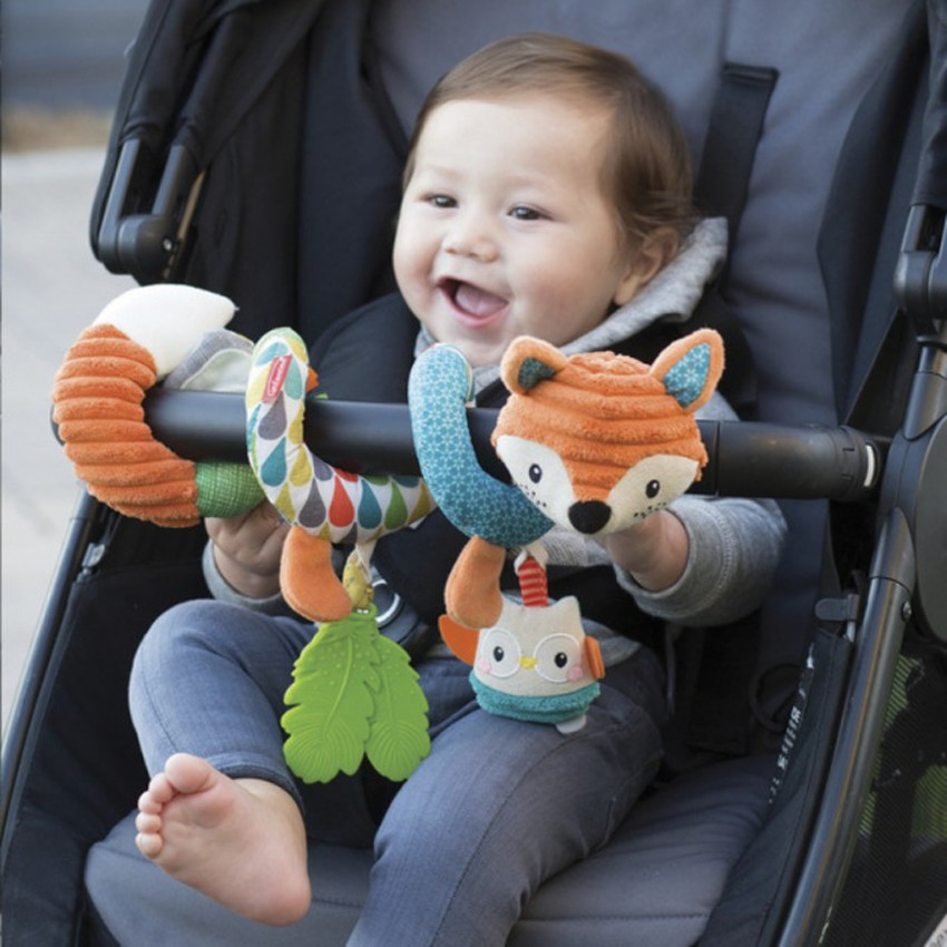 Spirale d'activités Renard - Spiral car seat activity toy