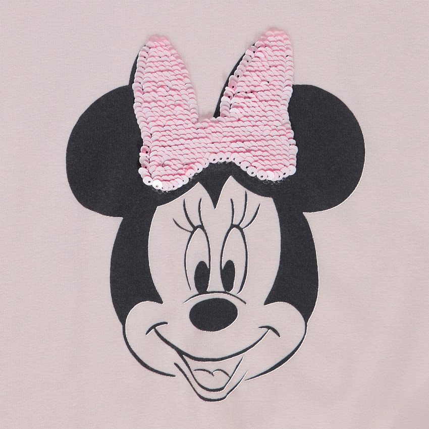 Ensemble 2 pièces Minnie Disney avec sequins magiques pour fille 