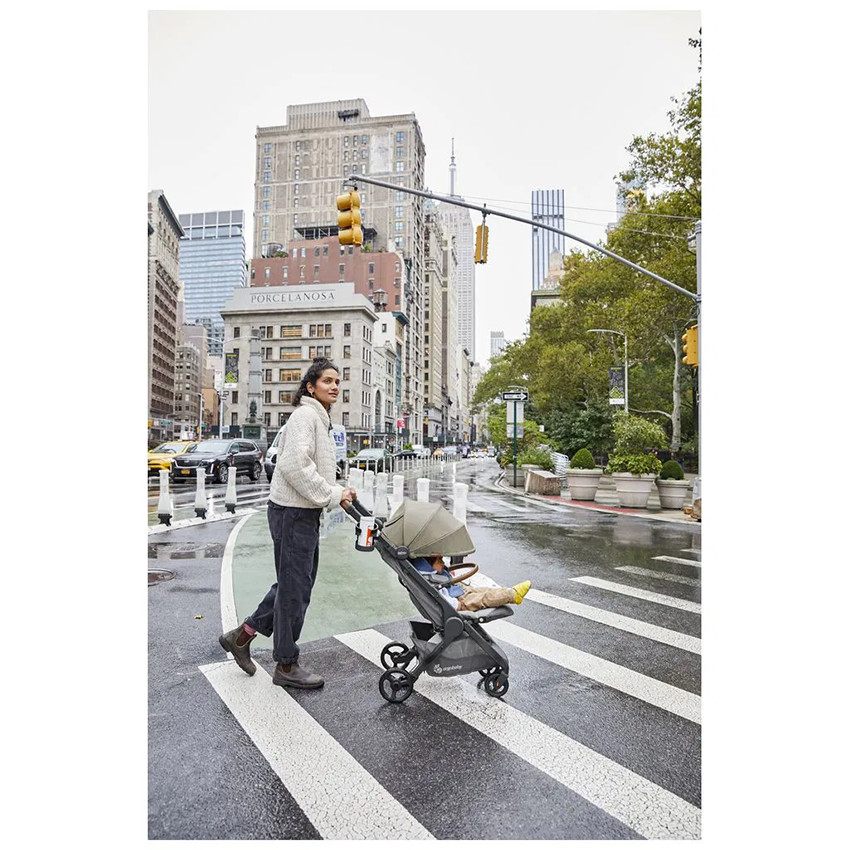 Poussette compacte Metro+ Deluxe Vert Kaki 