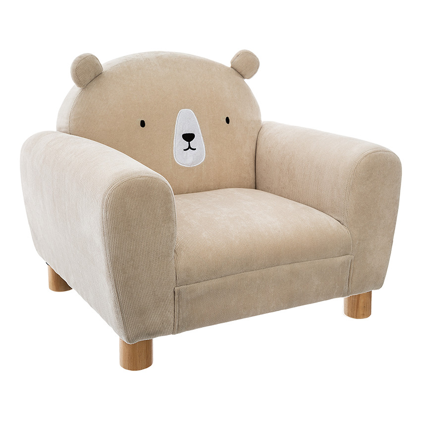 Fauteuil oreilles Ours - Beige