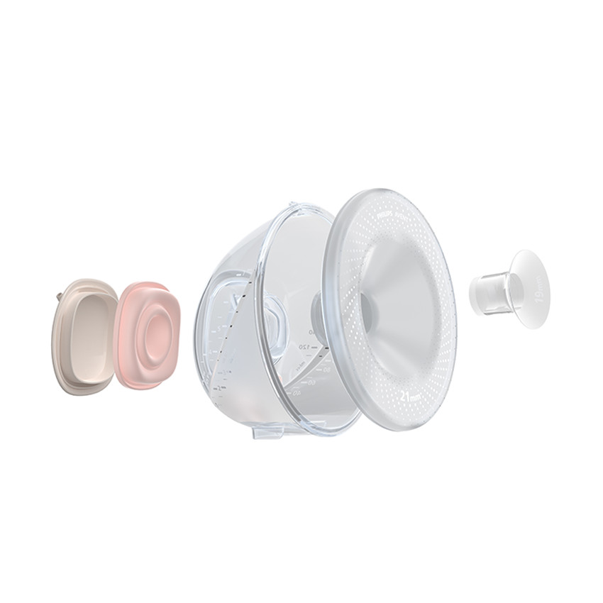 Tire-lait électrique double mains libres blanc 