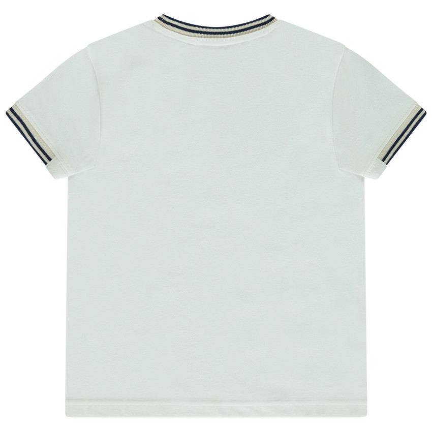 T-shirt manches courtes en coton piqué pour garçon 