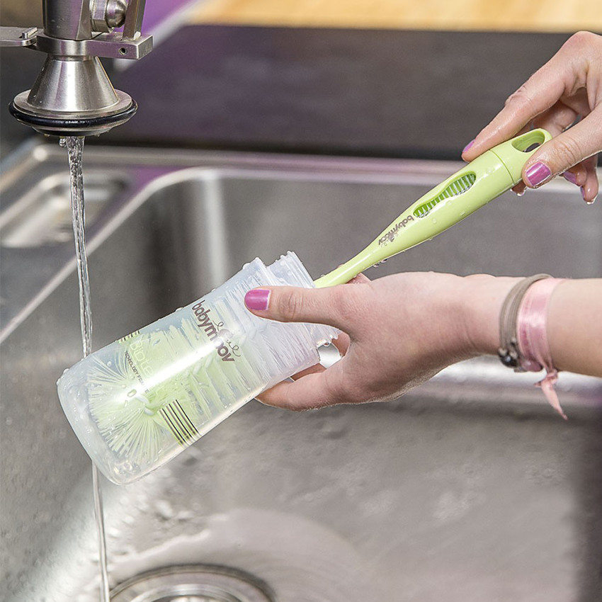 Goupillon 2 en 1 - Vert amande 