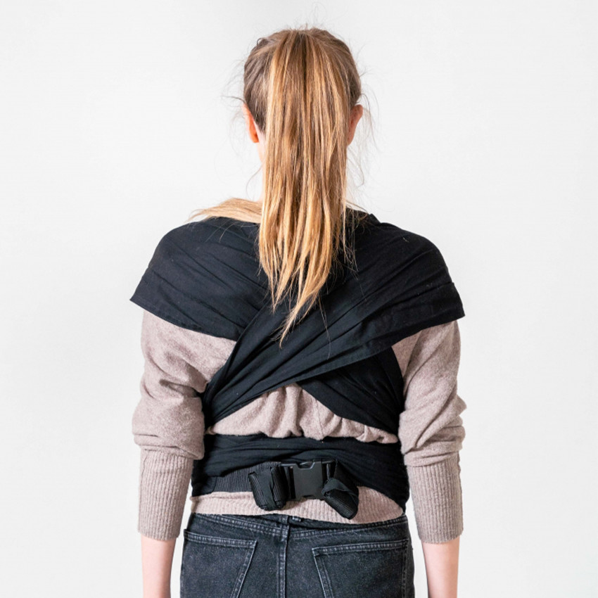 Porte-bébé ergonomique MeiTai Deluxe noir 