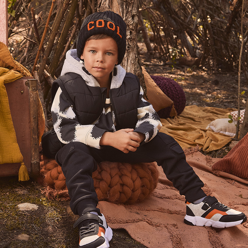 Jogging molleton à poches cargo pour garçon 