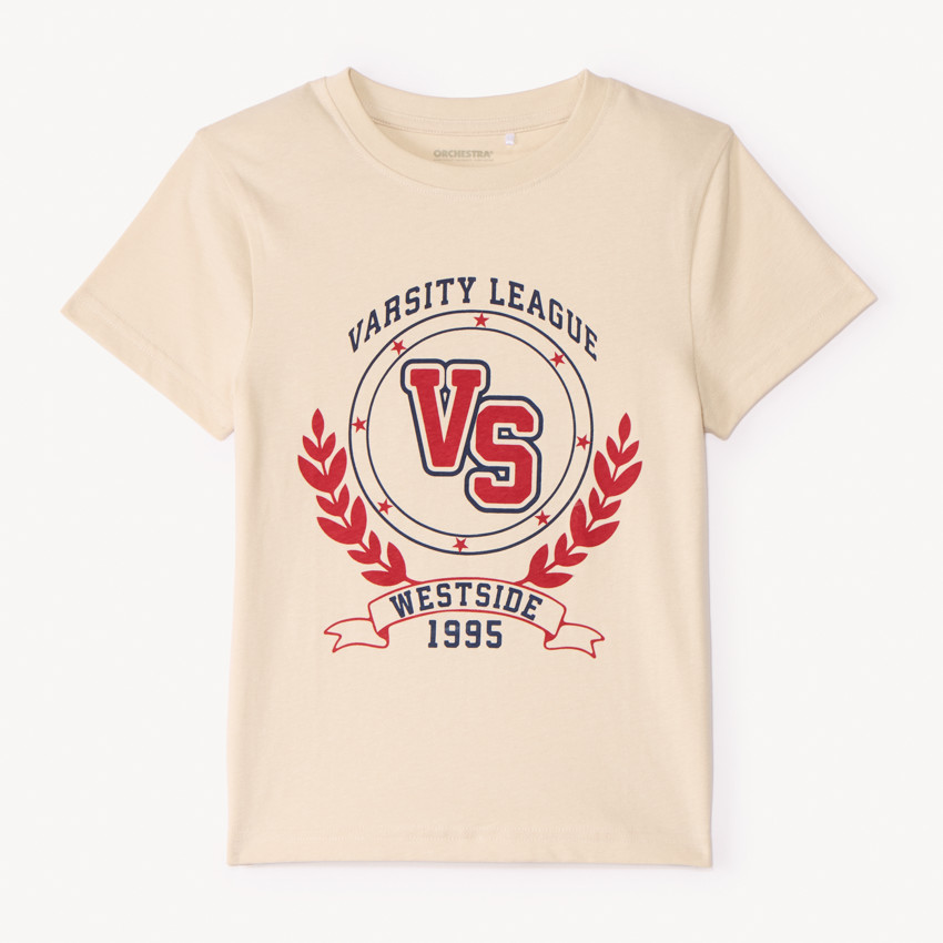 T-shirt manches courtes print fantaisie garçon 