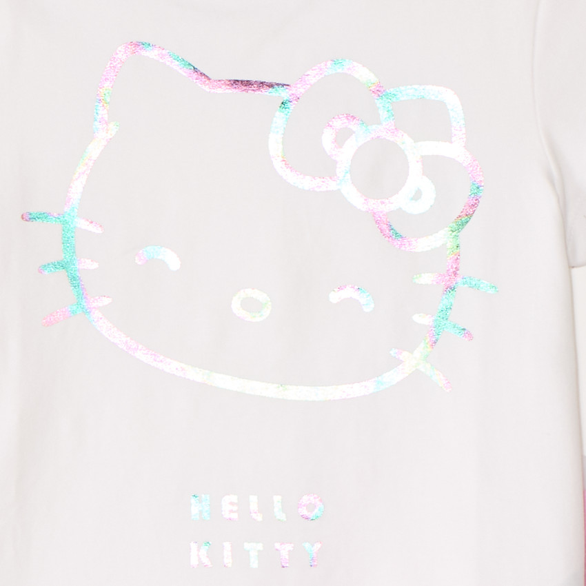 Set 2 pièces de pyjama t-shirt + short Hello Kitty pour fille 