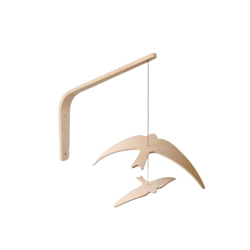 Support mural Kano en hêtre 