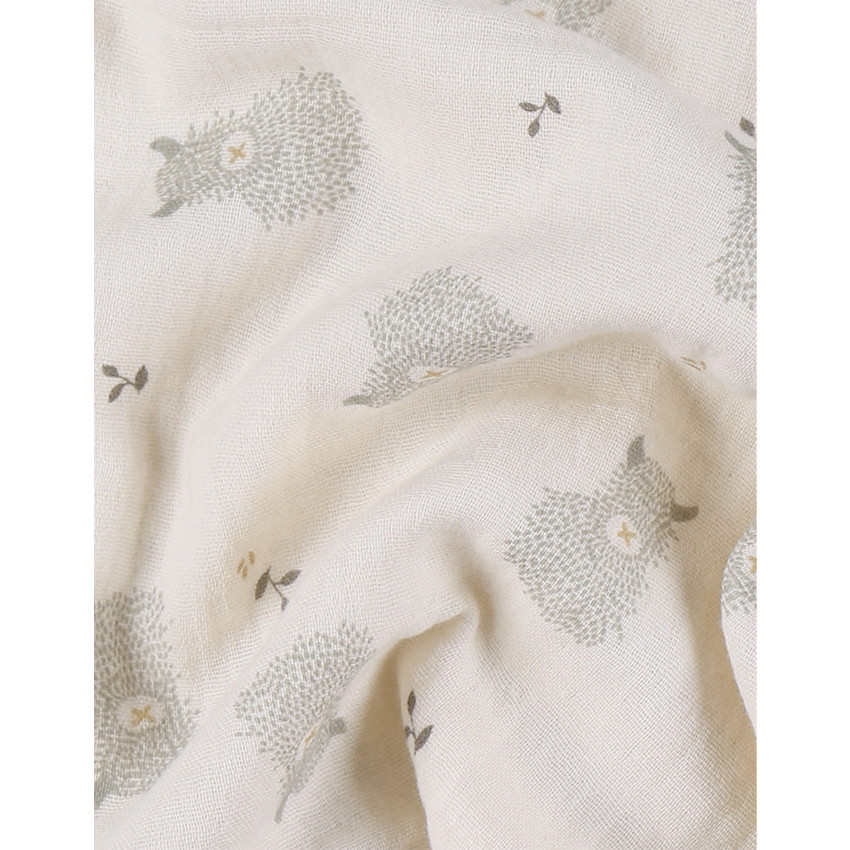 Lot de 3 langes en gaze 70 x 70 cm terracotta 