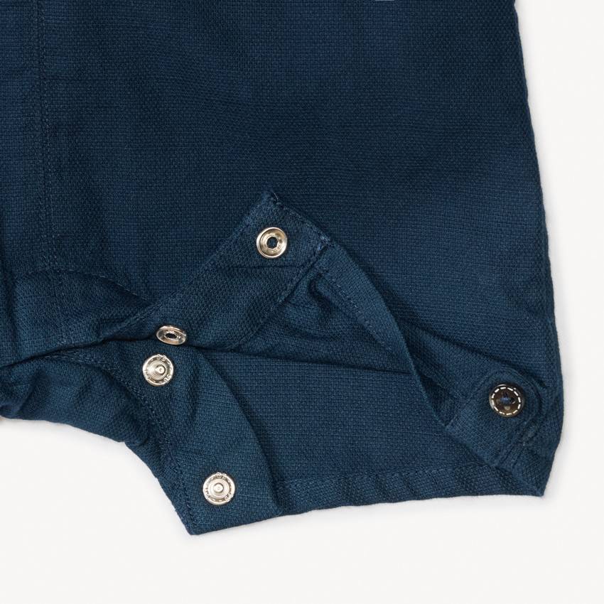 Ensemble salopette + t-shirt marinière pour bébé garçon 