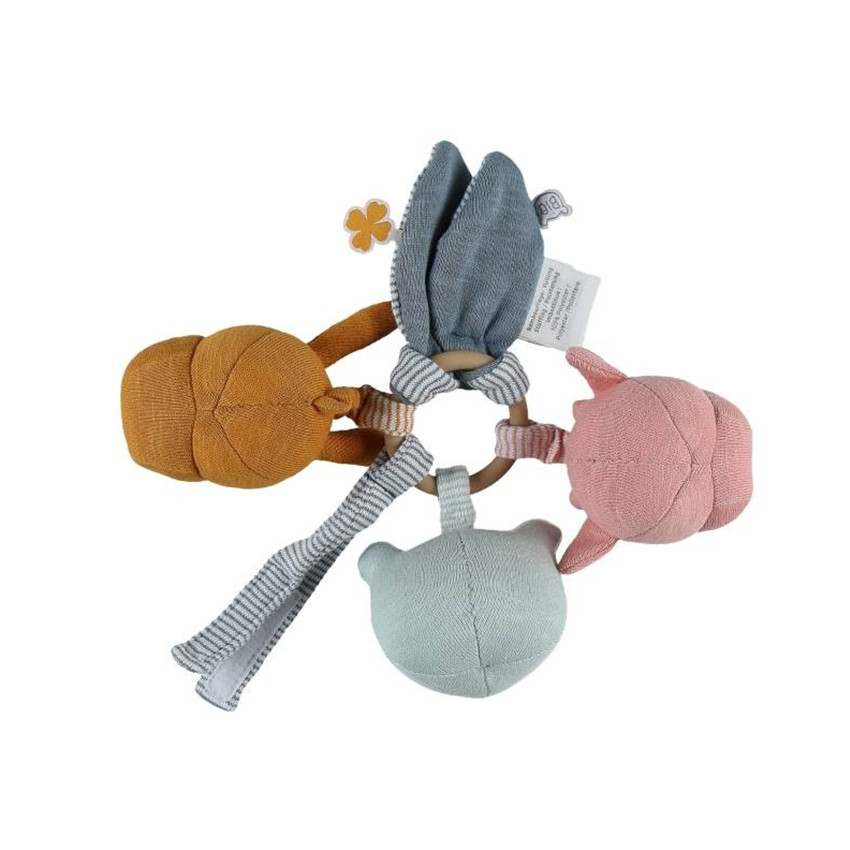 Trousseau d'activités peluches en coton - Mutlicolore  