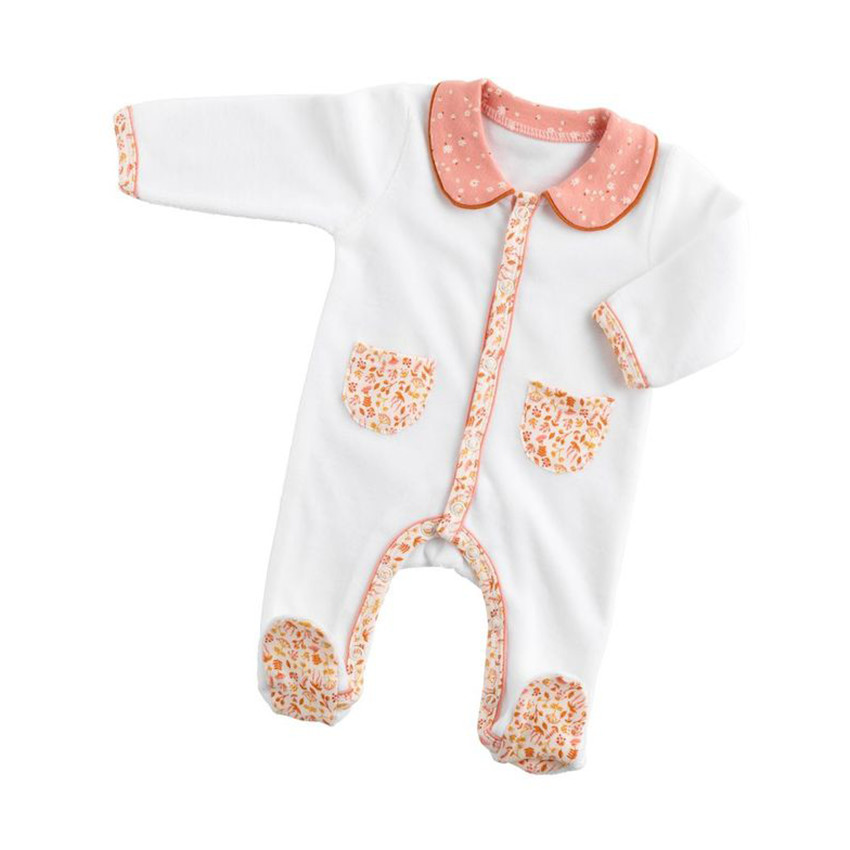 Pyjama col claudine Esmée 1M pour bébé fille 