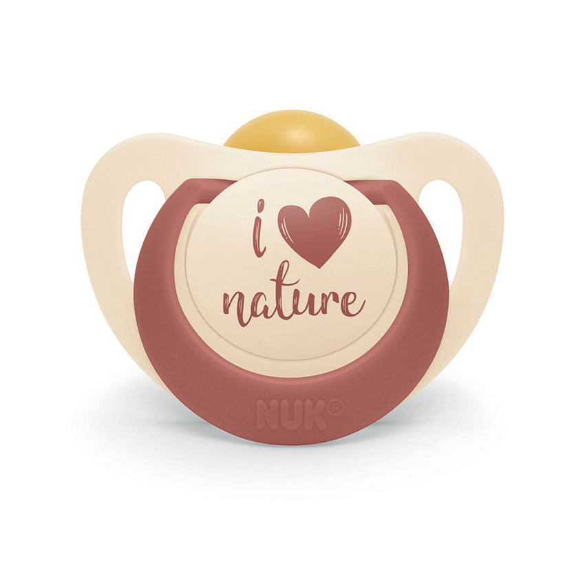 Lot de 2 sucettes caoutchouc For Nature 6-18M terracotta 