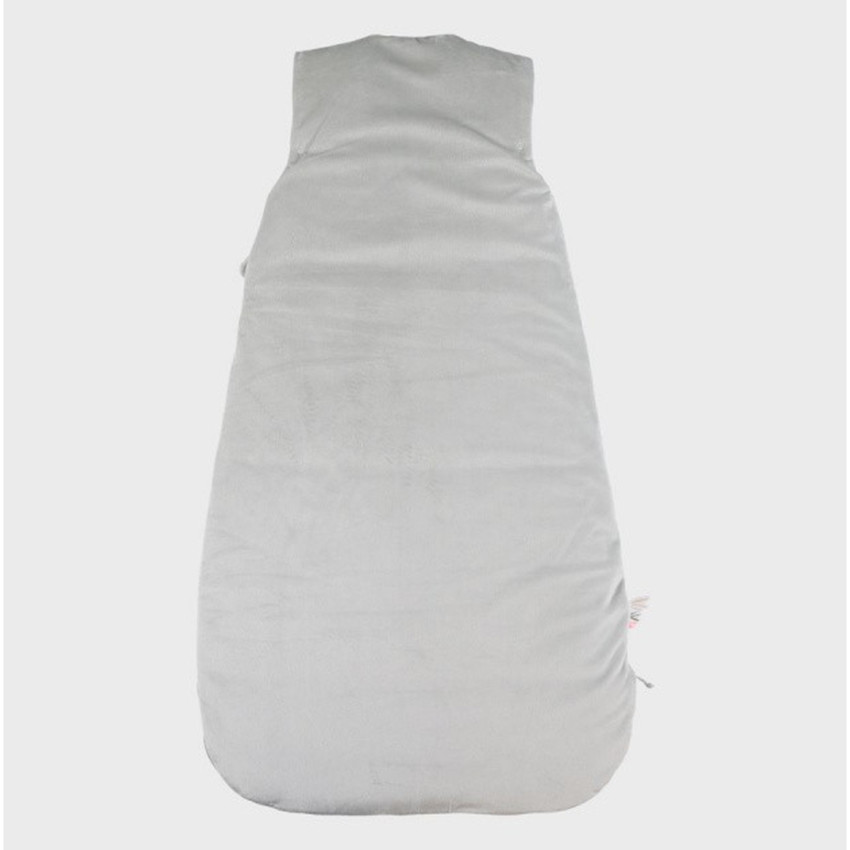 Gigoteuse veloudoux sans manches 100cm Flufy Sauge Ecru 