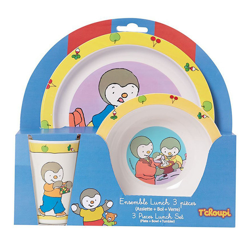 Set repas T’Choupi - 3 pièces 