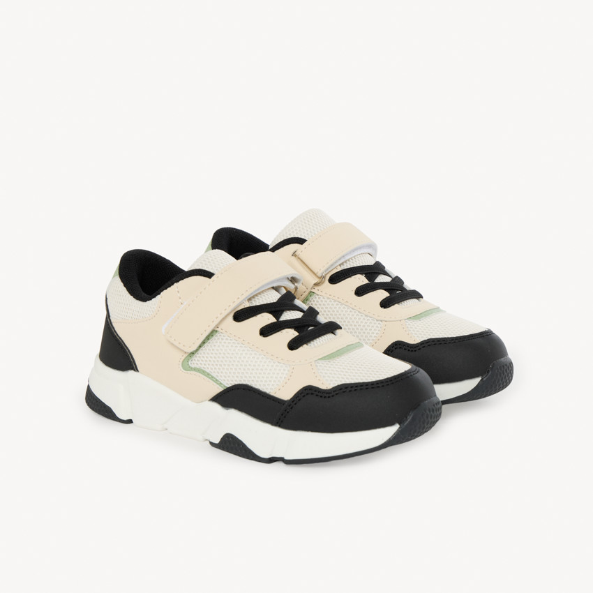 Baskets de sport en mesh avec empiècements pour garçon 