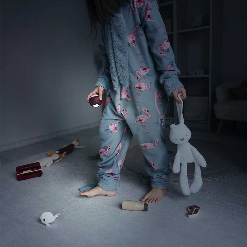 Veilleuse Little Moon rechargeable Beige 