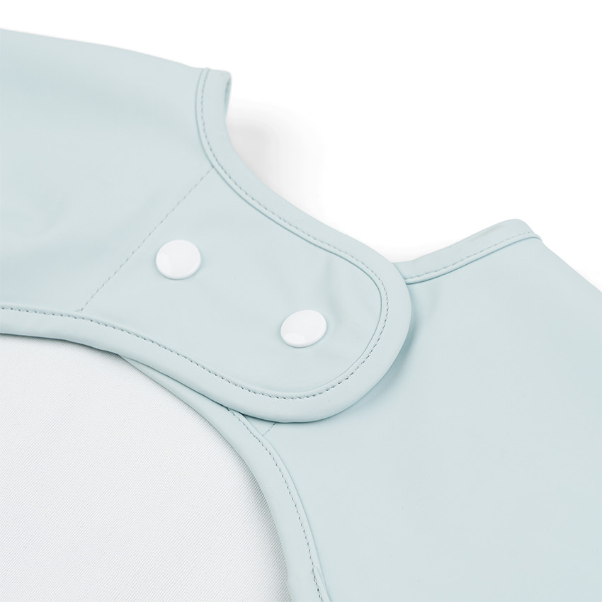 Bavoir tablier imperméable à poche Wally bleu 