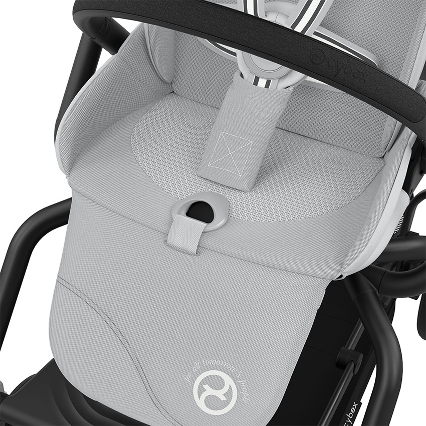 Poussette à siège rotatif Eezy S Twist+ 2 black/fog grey 