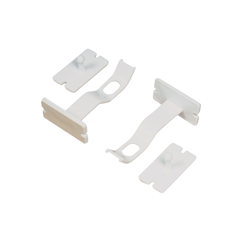 TIGEX - Lot de 2 bloque-portes et tiroirs double sécurité Tigex – Blanc - Blanc