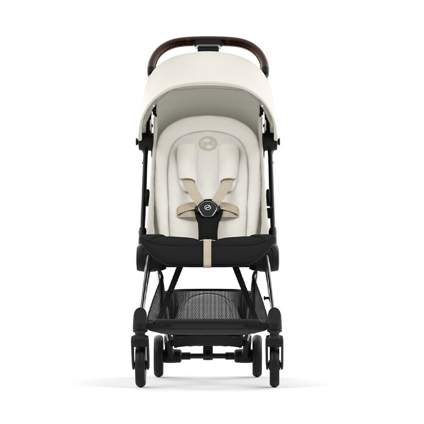 Poussette ultra-compacte Coya chrome/off white 
