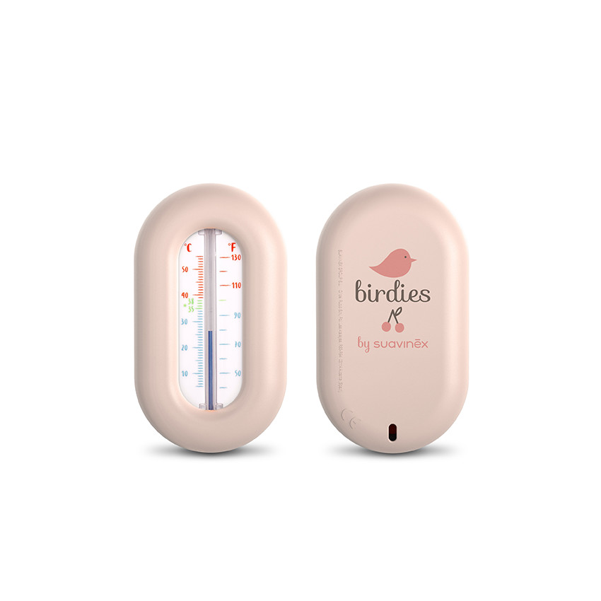 Thermomètre de bain Birdies rose