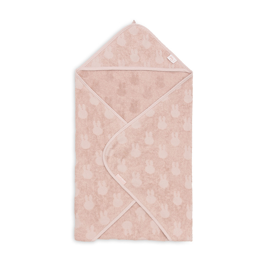 Cape de bain éponge en jacquard Miffy wild rose 
