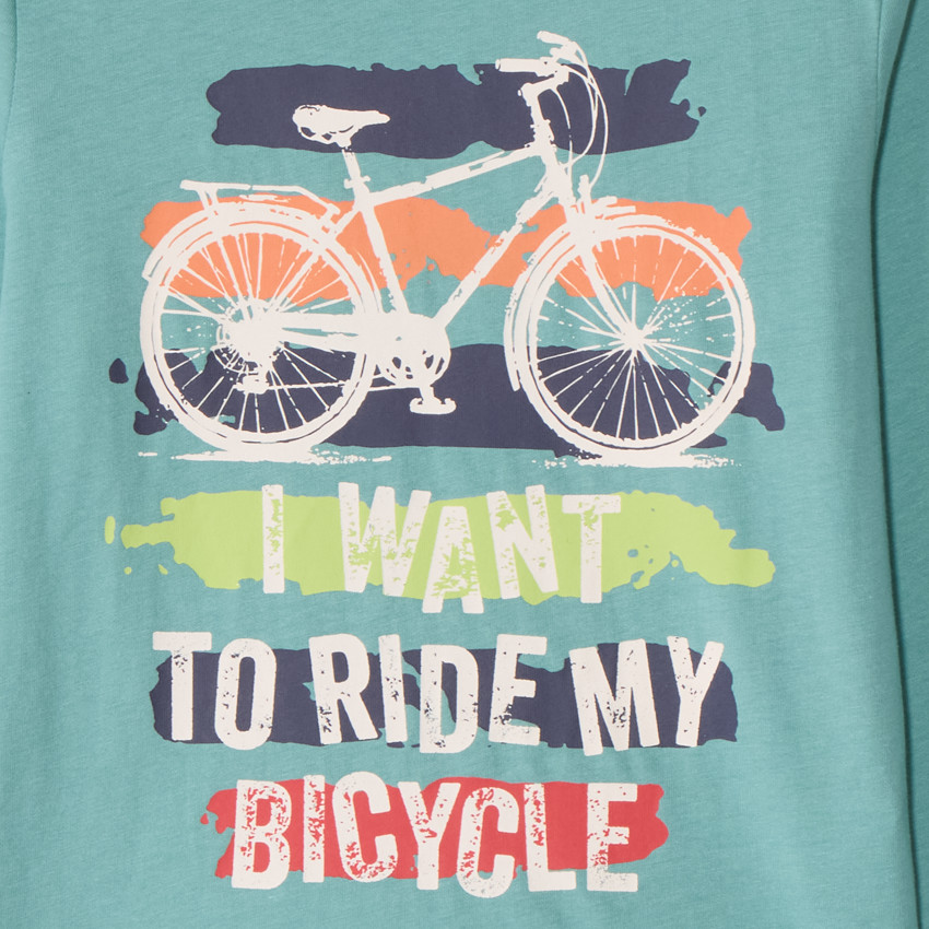 T-shirt manches longues printé pour garçon 