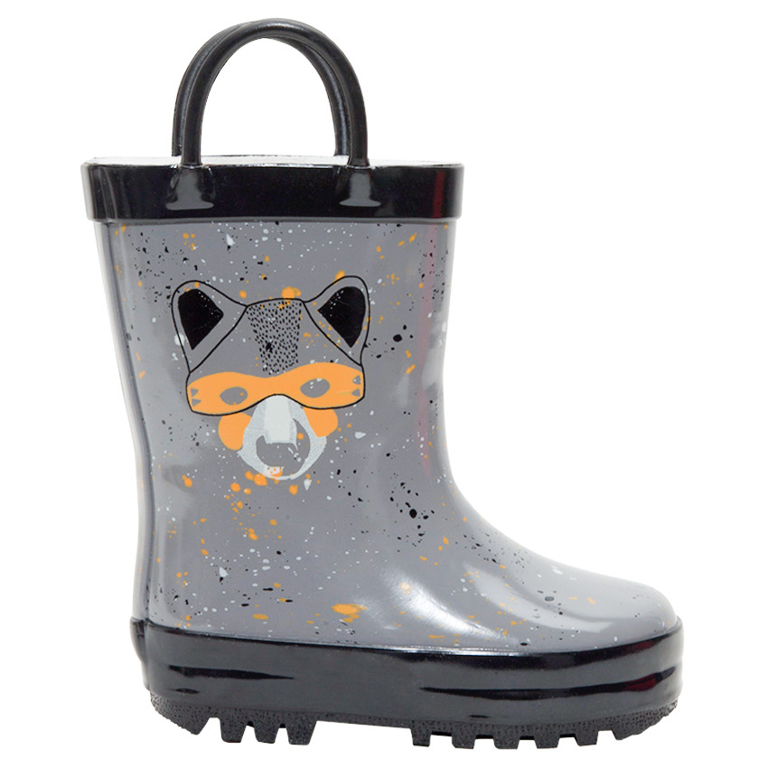Bottes de pluie avec effet tache de peinture et print loup du 24 au 29  
