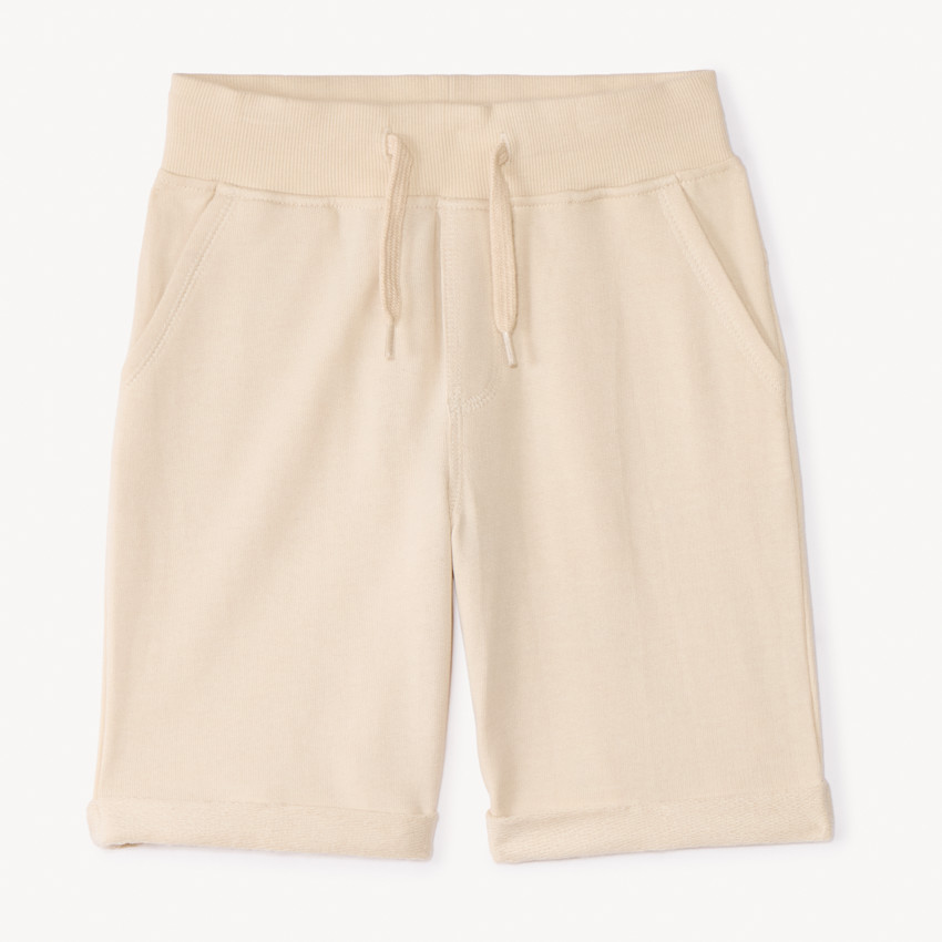 Bermuda en molleton uni pour garçon 